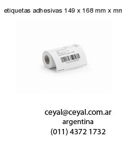 etiquetas adhesivas 149 x 168 mm x mm