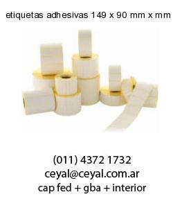 etiquetas adhesivas 149 x 90 mm x mm