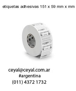 etiquetas adhesivas 151 x 59 mm x mm
