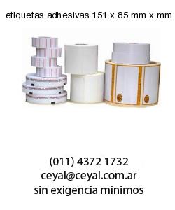 etiquetas adhesivas 151 x 85 mm x mm