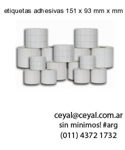 etiquetas adhesivas 151 x 93 mm x mm