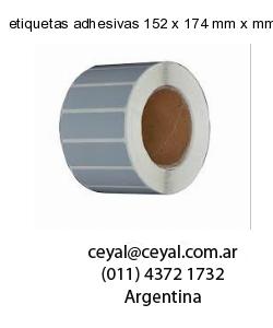 etiquetas adhesivas 152 x 174 mm x mm