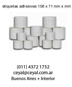 etiquetas adhesivas 158 x 71 mm x mm