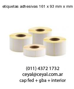 etiquetas adhesivas 161 x 93 mm x mm