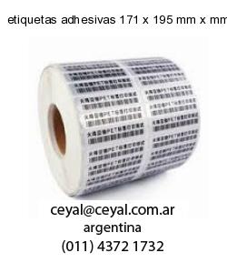 etiquetas adhesivas 171 x 195 mm x mm