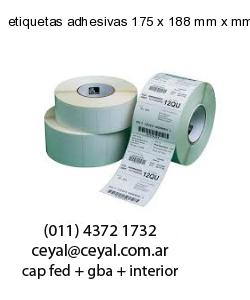 etiquetas adhesivas 175 x 188 mm x mm