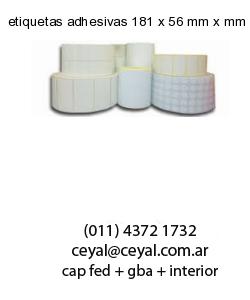 etiquetas adhesivas 181 x 56 mm x mm