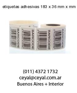 etiquetas adhesivas 183 x 36 mm x mm