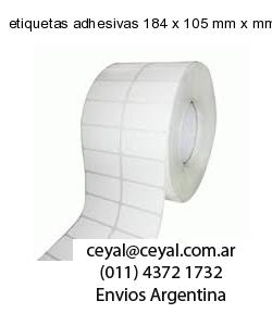 etiquetas adhesivas 184 x 105 mm x mm