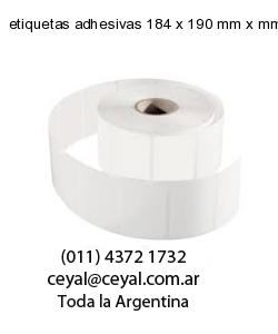 etiquetas adhesivas 184 x 190 mm x mm