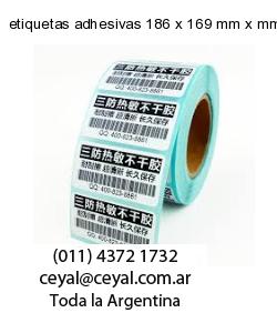 etiquetas adhesivas 186 x 169 mm x mm