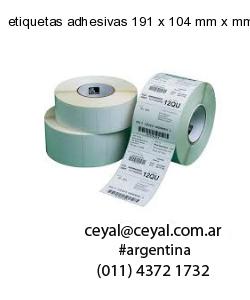 etiquetas adhesivas 191 x 104 mm x mm