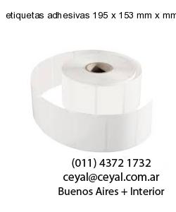 etiquetas adhesivas 195 x 153 mm x mm