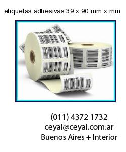 etiquetas adhesivas 39 x 90 mm x mm