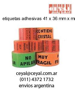 etiquetas adhesivas 41 x 36 mm x mm