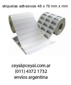 etiquetas adhesivas 48 x 79 mm x mm