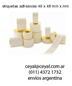 etiquetas adhesivas 49 x 48 mm x mm