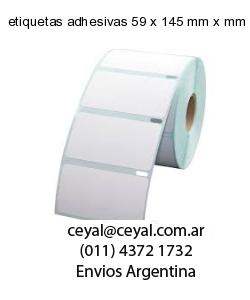etiquetas adhesivas 59 x 145 mm x mm