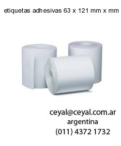 etiquetas adhesivas 63 x 121 mm x mm