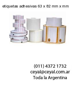 etiquetas adhesivas 63 x 82 mm x mm