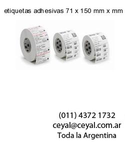etiquetas adhesivas 71 x 150 mm x mm