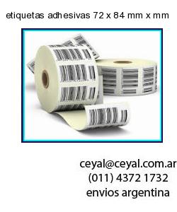 etiquetas adhesivas 72 x 84 mm x mm