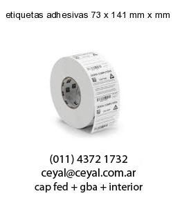 etiquetas adhesivas 73 x 141 mm x mm