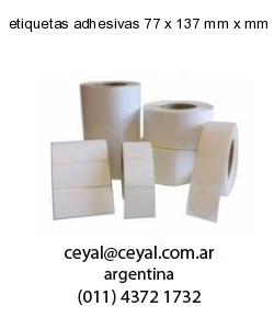 etiquetas adhesivas 77 x 137 mm x mm