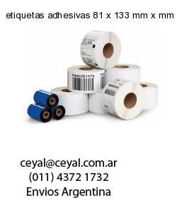 etiquetas adhesivas 81 x 133 mm x mm