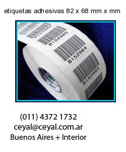 etiquetas adhesivas 82 x 68 mm x mm