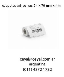 etiquetas adhesivas 84 x 76 mm x mm