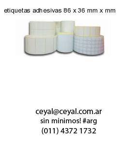 etiquetas adhesivas 86 x 36 mm x mm
