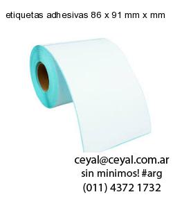 etiquetas adhesivas 86 x 91 mm x mm