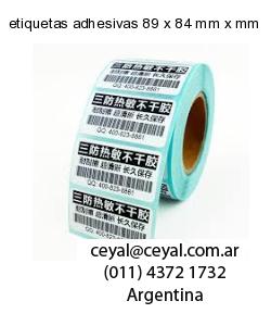 etiquetas adhesivas 89 x 84 mm x mm