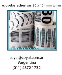 etiquetas adhesivas 90 x 134 mm x mm