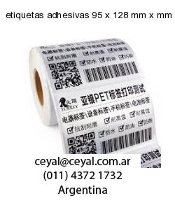 etiquetas adhesivas 95 x 128 mm x mm
