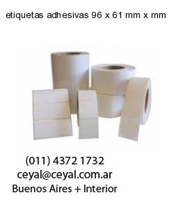 etiquetas adhesivas 96 x 61 mm x mm