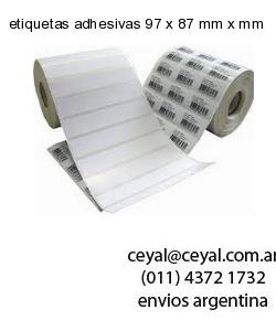 etiquetas adhesivas 97 x 87 mm x mm