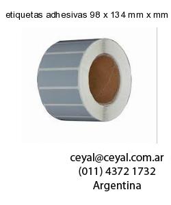 etiquetas adhesivas 98 x 134 mm x mm