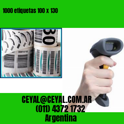 1000 etiquetas 100 x 130
