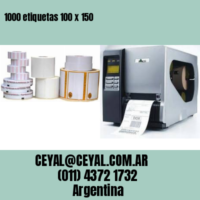 1000 etiquetas 100 x 150