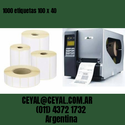1000 etiquetas 100 x 40