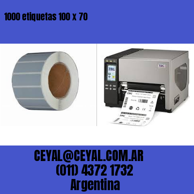 1000 etiquetas 100 x 70