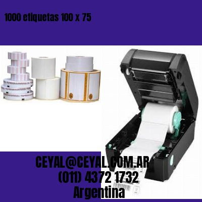 1000 etiquetas 100 x 75