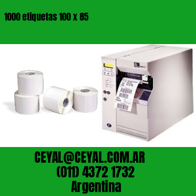 1000 etiquetas 100 x 85