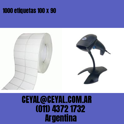 1000 etiquetas 100 x 90