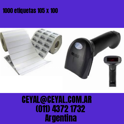 1000 etiquetas 105 x 100