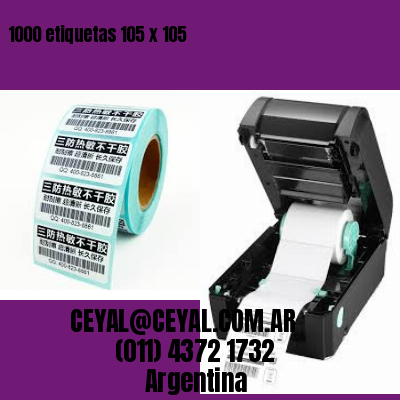 1000 etiquetas 105 x 105