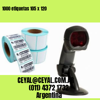 1000 etiquetas 105 x 120