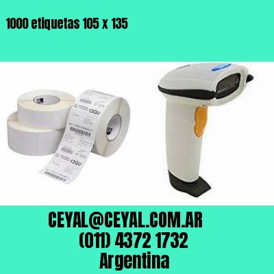 1000 etiquetas 105 x 135